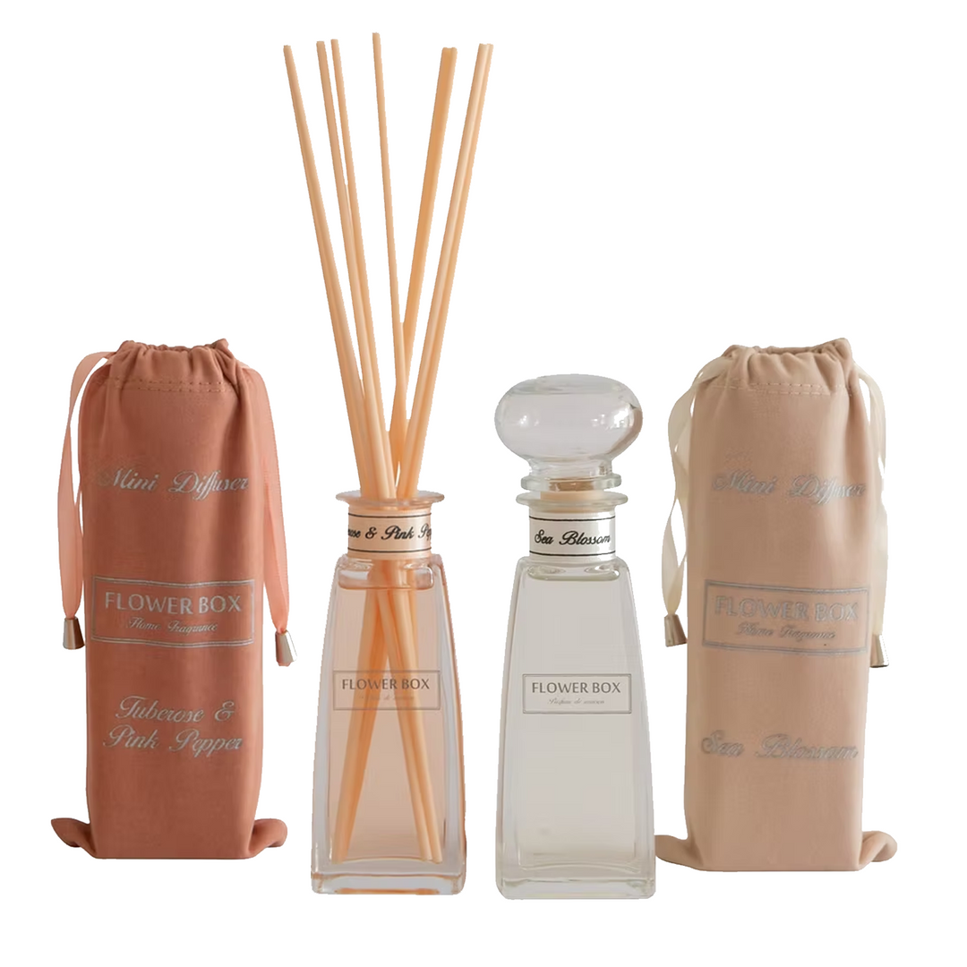 Tuberose & Pink Pepper /Sea Blossom - Duo Mini Diffusers (2 x 100ml)