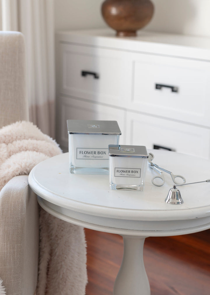 Square Glass Luminous Candle 900g