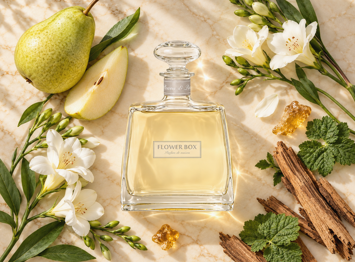 Flowers & Pear