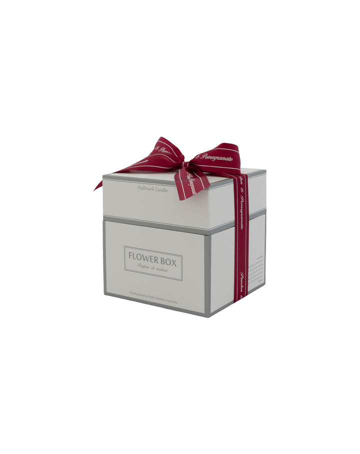 Peaches & Pomegranate - Hallmark Square Glass Candle 900g