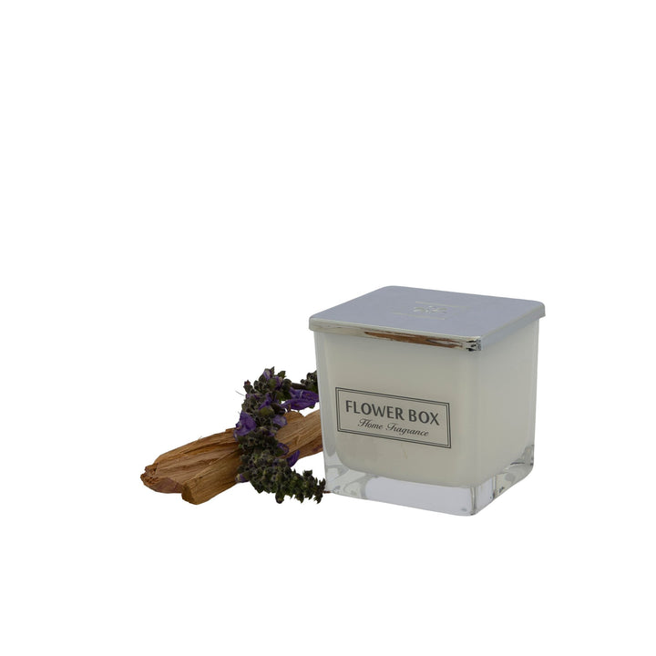 Patchouli & Cedarwood - Standard Square Glass Candle 300g