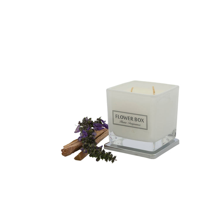 Patchouli & Cedarwood - Standard Square Glass Candle 300g
