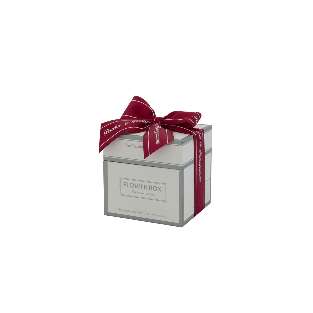 Peaches & Pomegranate - Standard Square Glass Candle 300g